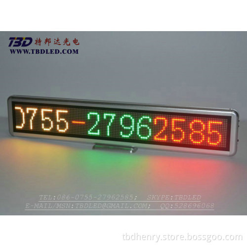 led mini rechargeable display-C16128GY